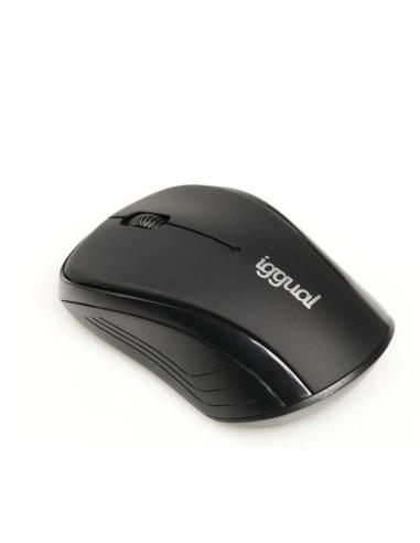 Iggual ratón inalámbrico wom-basic-1600dpi negro