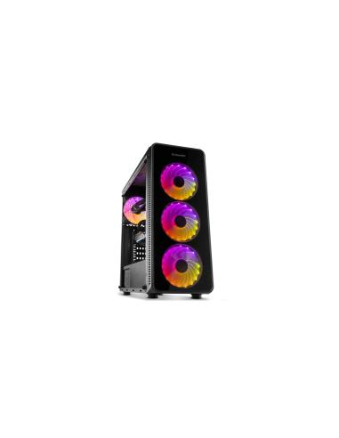 CAJA ATX SEMITORRE NOX HUMMER TGM NEGRA ARGB USB3