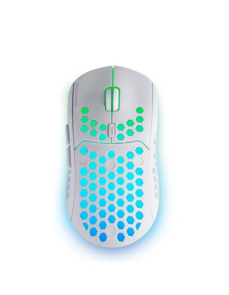 Mars gaming raton inalámbrico mmw3 79g white