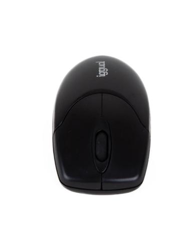 Iggual ratón inalámbrico wom-basic2-1000dpi negro