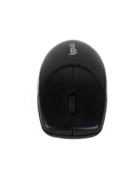 Iggual ratón inalámbrico wom-basic2-1000dpi negro