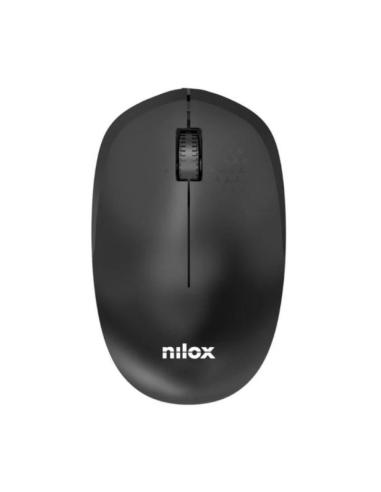 Nilox ratón wireless, 1000 dpi, 3 botones, negro