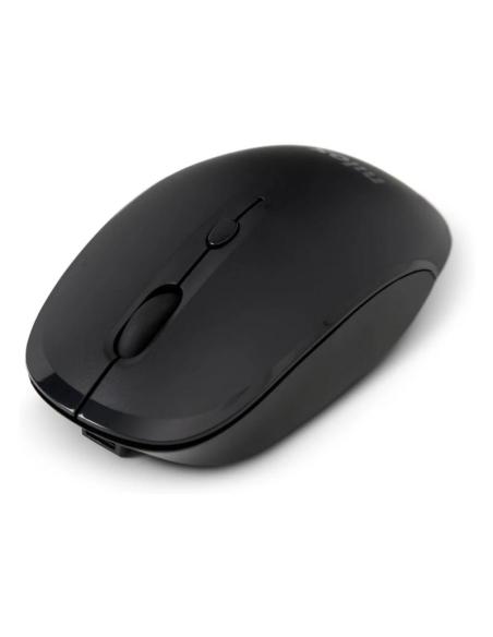 Nilox raton inalambrico 3200dpi 4botones negro