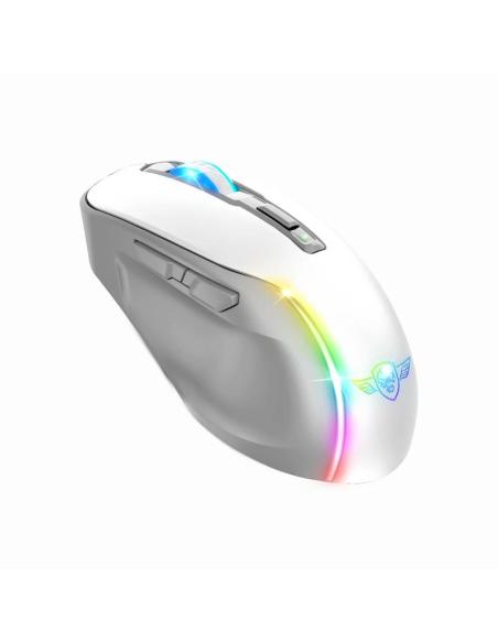 Spirit of gamer raton inalambrico elite m50 blanco