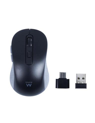 Ewent ew3204 ratón inalámbrico 2.4ghz click silen