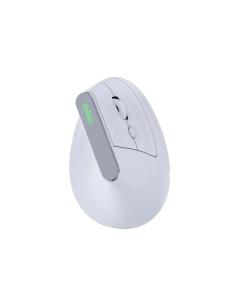 Nilox ratón wir vertical rec. silen 1600dpi blanco