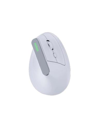 Nilox ratón wir vertical rec. silen 1600dpi blanco