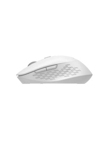 Nilox ratón dual wireless 1600dpi silen. blanco