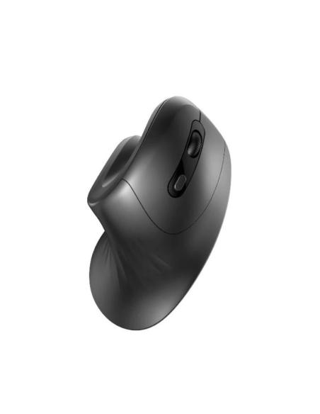 Nilox nxmoev02 ratón vertical wirelles sil. negro
