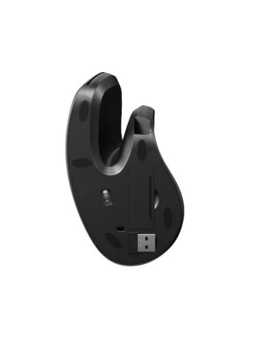 Nilox nxmoev02 ratón vertical wirelles sil. negro