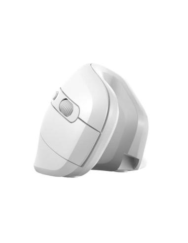 Nilox nxmoev03 ratón vertical wirelles sil. blanco