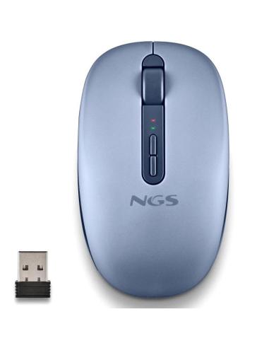 Ngs ratón inalámbrico 2.4ghz dual bt fogdual blue