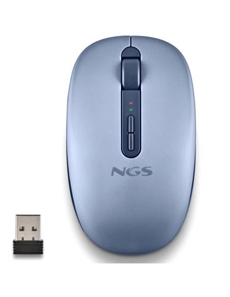 Ngs ratón inalámbrico 2.4ghz dual bt fogdual blue