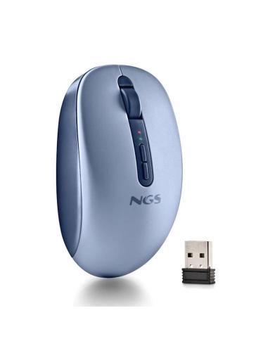Ngs ratón inalámbrico 2.4ghz dual bt fogdual blue