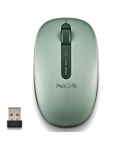 Ngs ratón inalámbrico 2.4ghz dual bt fogdual green
