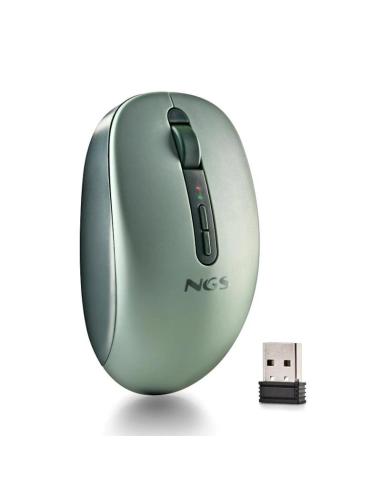 Ngs ratón inalámbrico 2.4ghz dual bt fogdual green