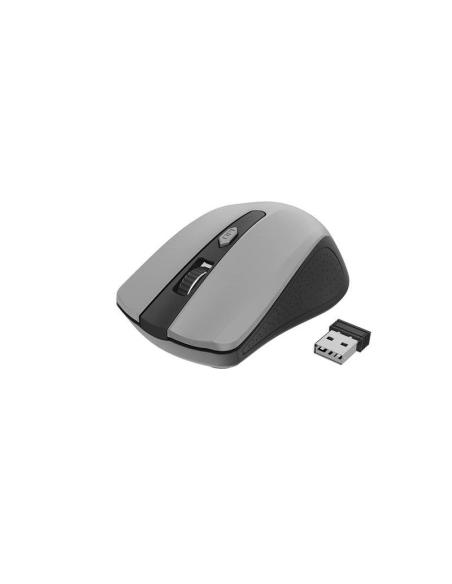 Gembird ratón óptico inalámbr. 1600 dpi negro/gris
