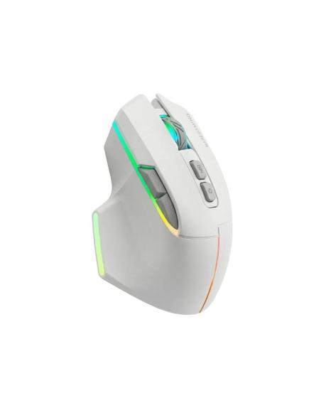Mars gaming ratón inalam. tri-modo 12000dpi white