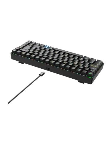 Hiditec teclado gaming gm1k switches brown