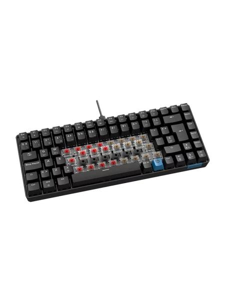 Hiditec teclado gaming gm1k switches red