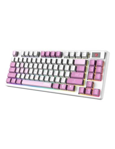 Msi teclado forge gk600 tkl w violet es bt