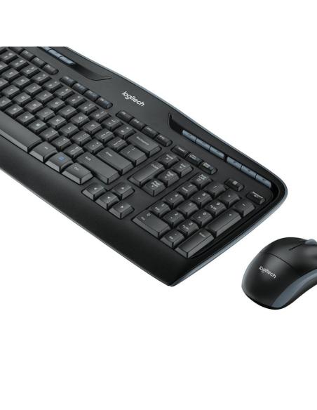 Logitech teclado+ ratón mk330 usb negro
