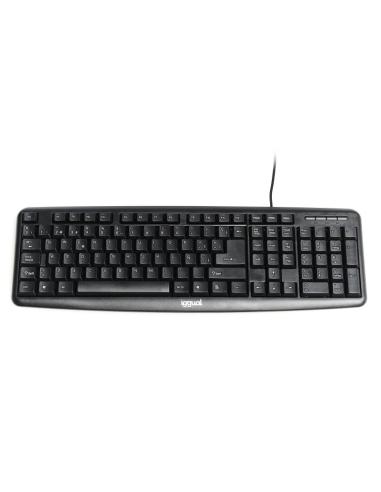 Iggual teclado usb estándar ck-basic-105t negro