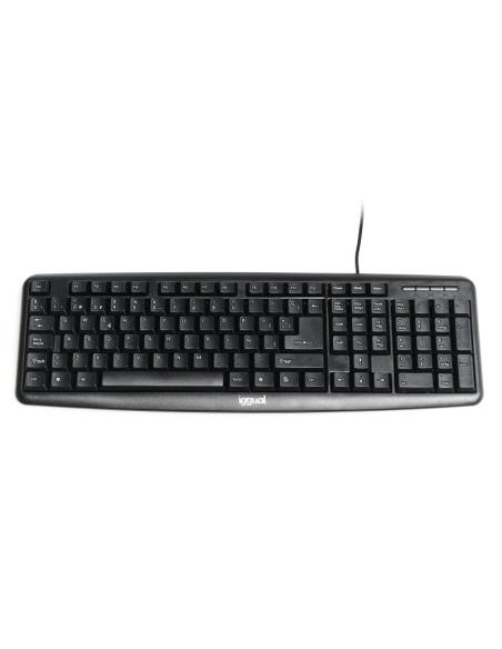 Iggual teclado usb estándar ck-basic-105t negro