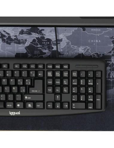 Iggual teclado usb estándar ck-basic-105t negro