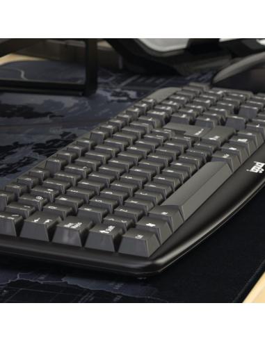 Iggual teclado usb estándar ck-basic-105t negro