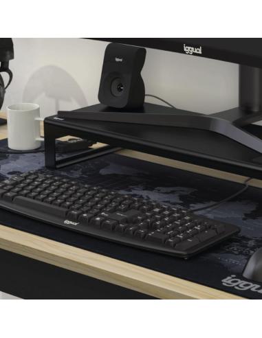 Iggual teclado usb estándar ck-basic-105t negro
