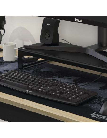 Iggual teclado usb estándar ck-basic-105t negro