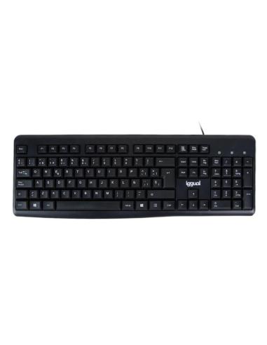 Iggual teclado estándar ck-basic2-105t negro