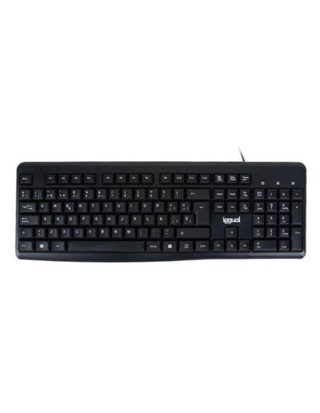 Iggual teclado estándar ck-basic2-105t negro