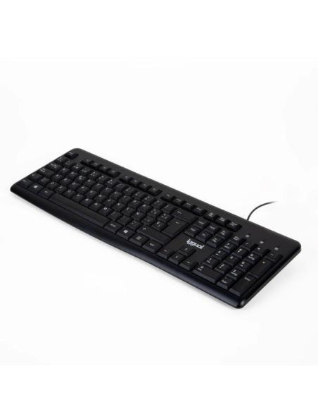 Iggual teclado estándar ck-basic2-105t negro