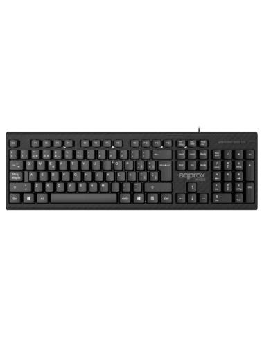 Approx teclado con cable usb 2.0