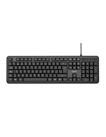 Iggual teclado usb estándar ck-office-105t negro
