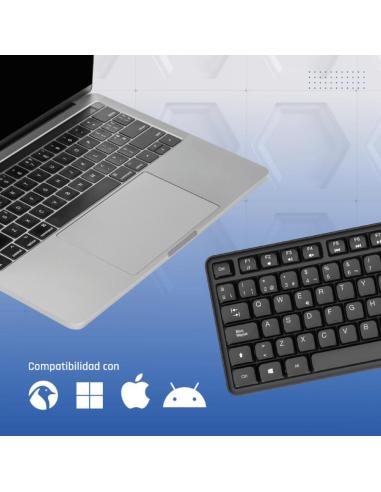 Iggual teclado usb estándar ck-silent-105t negro