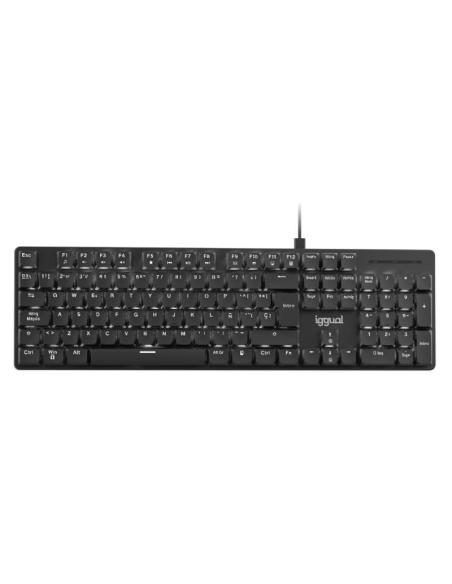 Iggual teclado usb mecánico ck-mecha-105t negro