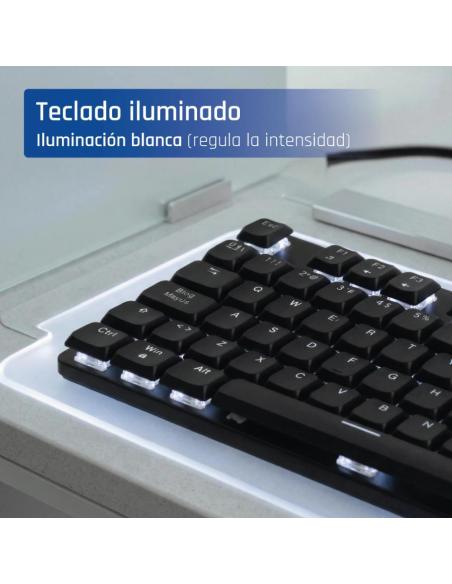 Iggual teclado usb mecánico ck-mecha-105t negro