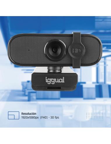 Iggual webcam usb fhd 1080p wc1080 quick view