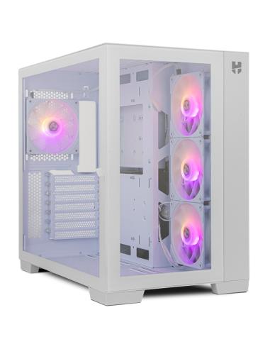 CAJA ATX SEMITORRE NOX ASTRA WHITE ARGB USB3 USBC