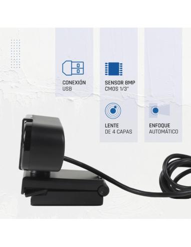 Iggual webcam usb 4k uhd wc3840 business pro view