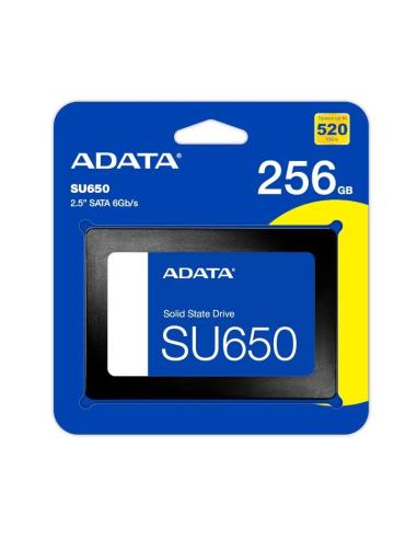 Adata ssd ultimate su650 256gb 3d nand 2,5" sata3