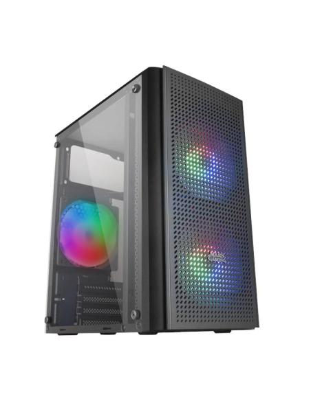 Mars gaming caja micro-atx mc300 black