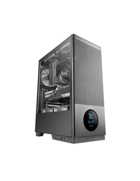 Tacens caja atx pantalla ventis 3x120mm negro