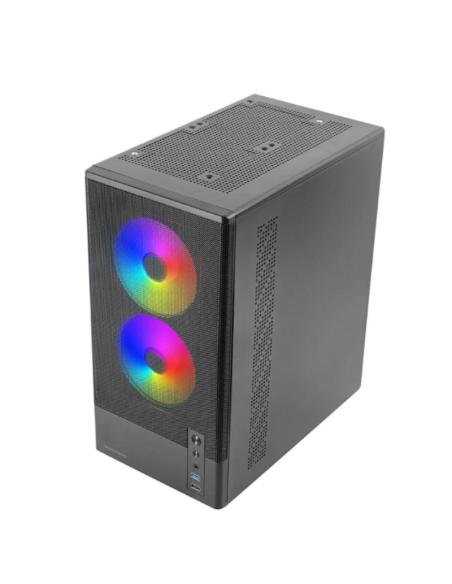 Mars gaming caja atx mc-onyx argb negra