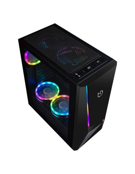 Hiditec semitorre v20 pro argb cristal templado