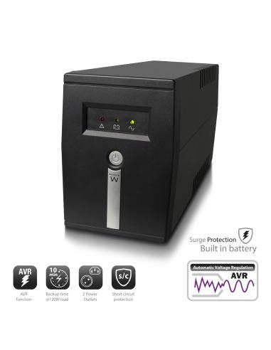 UPS EWENT INTERACTIVA 600VA / 360W CON AVR EW3946