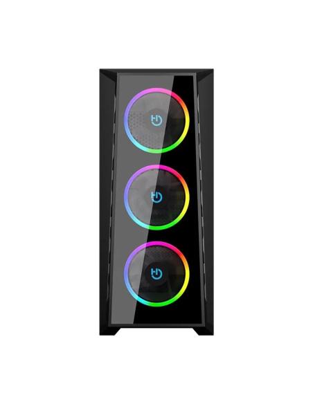 Hiditec caja atx mh12 glass argb usb 3.1 type-c